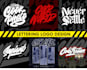 dope make lettering, typography custom logo design