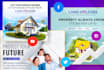 design complete social media posts, banner ads, web banners