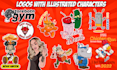 design and create cartoon and mascot characters