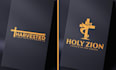 create a modern and stunning church logo that inspires faith