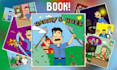 draw you a set of funny cartoons for a book