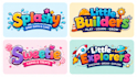 do cute baby kid logo