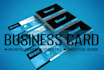 business card design and logo
