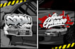 draw design for car club, workshop, garage, car detailing