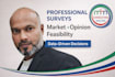conduct professional surveys, market research and feasibility studies