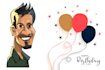 draw your caricature cartoon birthday invitation greeting