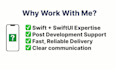 develop a professional ios mobile app in swift and swiftui
