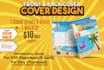 book cover or KDP book cover design
