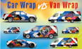 do professional car wrap design or any vehicle vinyl wrap