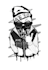 draw simple black and white illustration for you