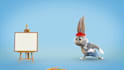 add your logo with rabbit paint board