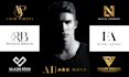design a luxury monogram logo and personal branding kit