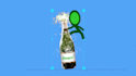 make bottle reveal logo in new year video
