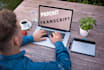 efficiently transcribe podcast of video or audio file
