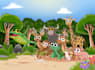 draw cute funny animal cartoon characters for kids
