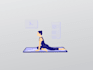 design an awesome flat illustration style in vector