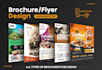 design professional flyer or brochure for your business