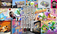 create a unique street pop art illustration