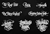 write your logo or name with hand drawn calligraphy