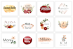 design watercolour logo with free source file