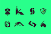 design flat minimalist logo design with free source files