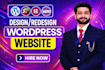 build, design or redesign wordpress website for business and portfolio
