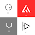 do modern monogram or initial logo design