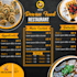 design creative awesome restaurant menu, card takeaway, flyer, brochure in 24hrs