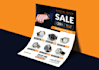 design professional product sale or advertisement flyer