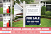 design yard sign, billboard, roll up, backdrop