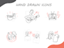 design awesome hand drawn icons
