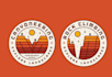 design round badge, logo, sticker, label, stamp
