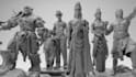 sculpt a 3d character figure model in zbrush