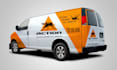 design car, van, vehicle wrap, and mockup