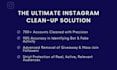 remove instagram ghost, bot followers and clean up account