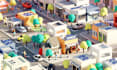 do 3d low poly illustration animation and motion graphics