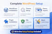 install wordpress, import demo content, and set up your theme