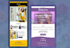 design klaviyo, mailerlite, brevo, hubspot and mailchimp email template in 5 hrs