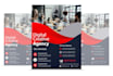 do unique flyer, trifold brochure, multipage brochure