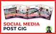 design social media post, instagram, facebook ads banners