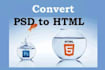 convert psd to html with responsive bootstrap