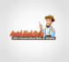 design outstanding   mascot logo with express delivery
