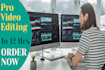 do professional video editing within 12 hours