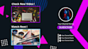 make youtube outro, end screen animation