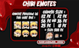 create custom cute chibi twitch emotes or sub badges
