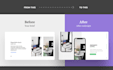 design presentation for startup website and mobile apps