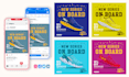 create social media posts and web banners