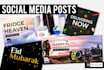 design eye catching promotional flyers and posts