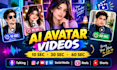 create ai avatar and talking avatar video for social media
