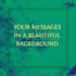 put quotes and literary works on beautiful backgrounds